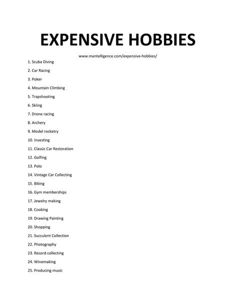 A Master List Of 170+ Hobbies So Youll Never Be。